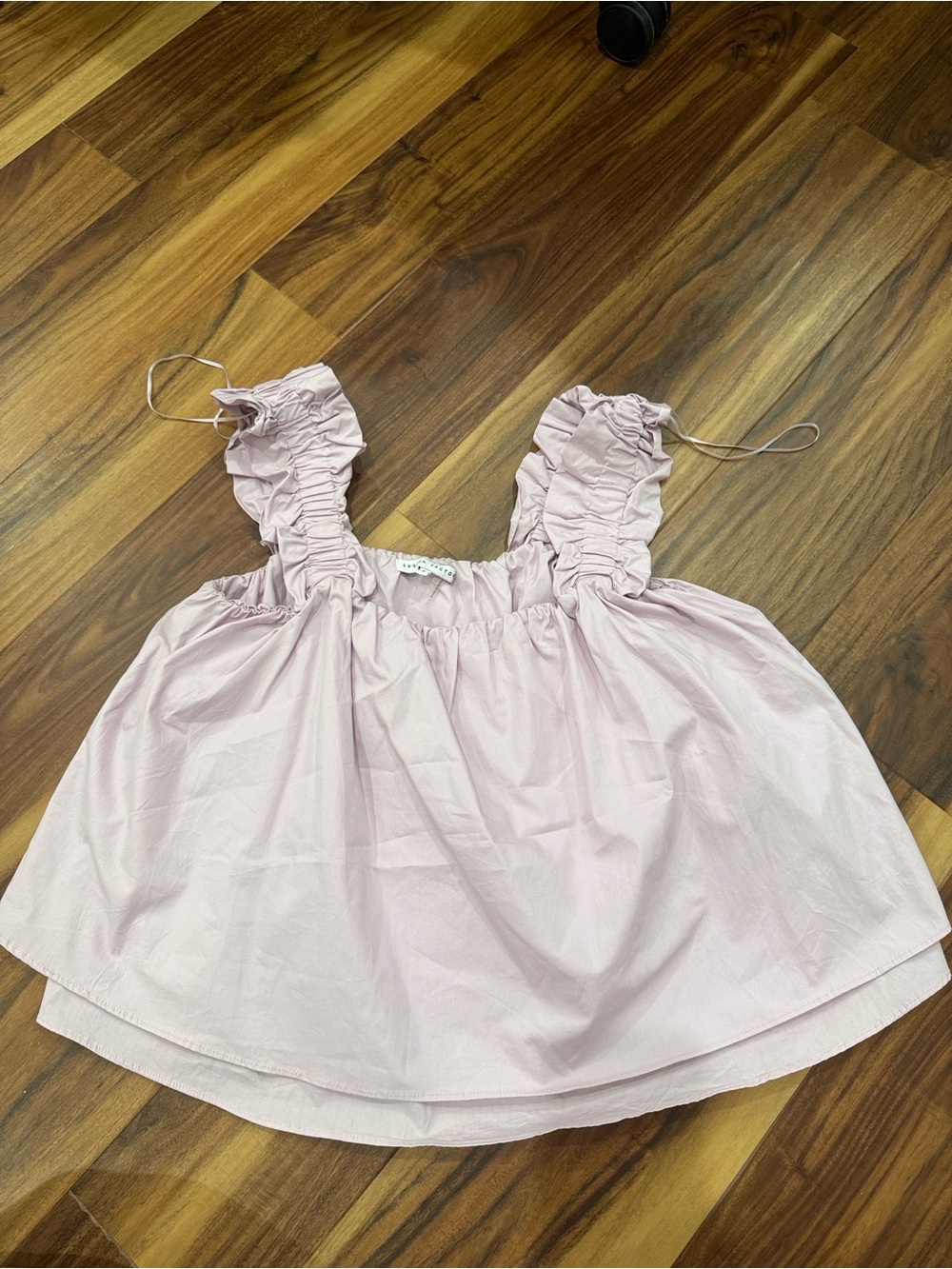 English Factory Ruffle Strap Tank Top